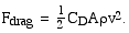 equation defining drag coefficient